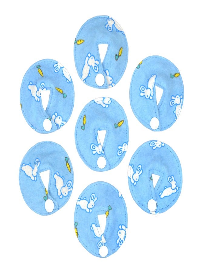 welsoon 7 Pack G Tube Pads Button Feeding Tube Cover for G-Tube or J Tube Reusable and Soft - Image 2